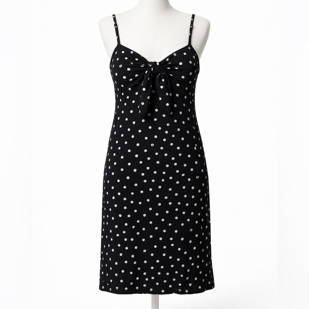 Mossimo Supply Co. Black and White Polka Dot Dress